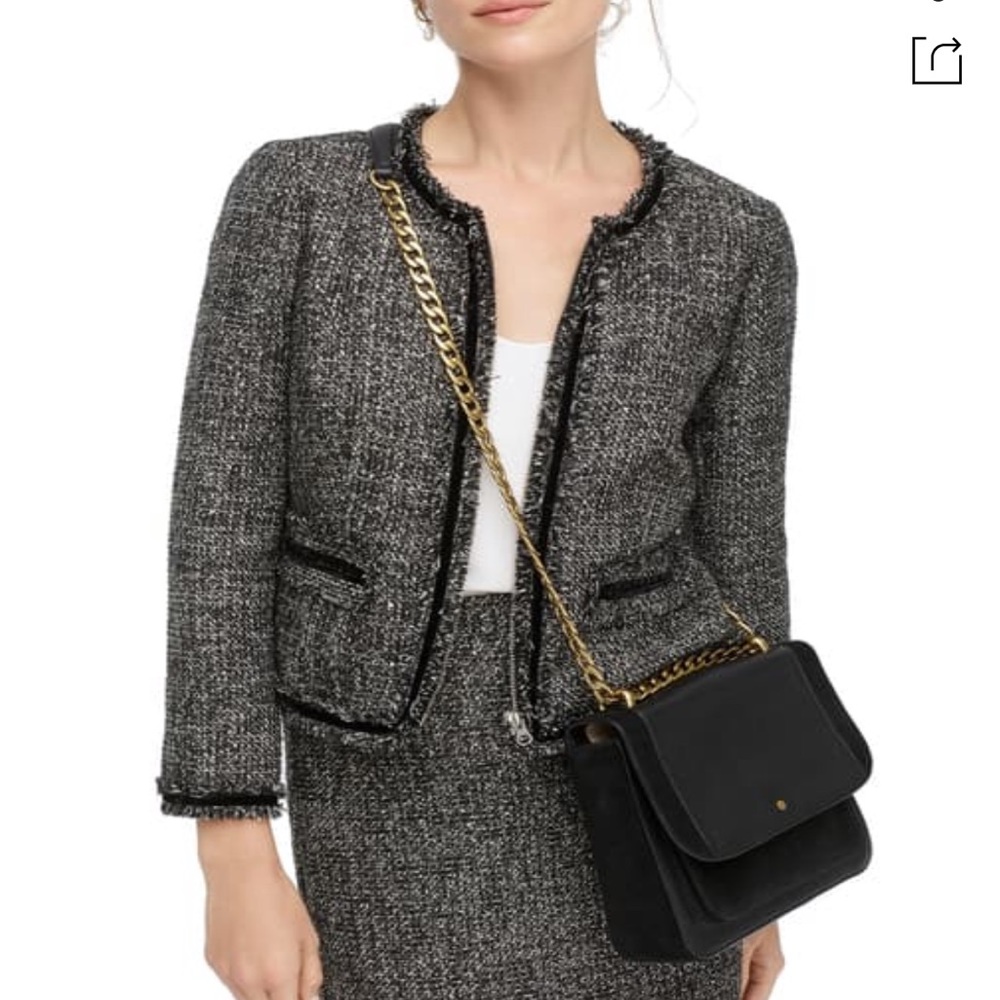 Jcrew sparkling tweed lady jacket AE809